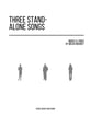 Three Stand-Alone Songs Vocal Solo & Collections sheet music cover